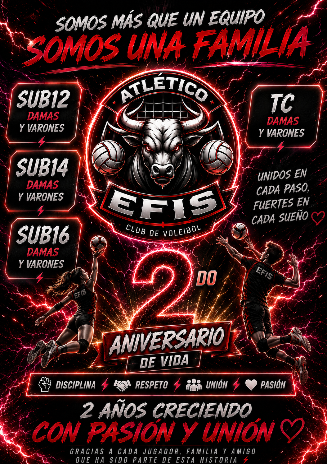 2 aniversario EFIS VOLEY